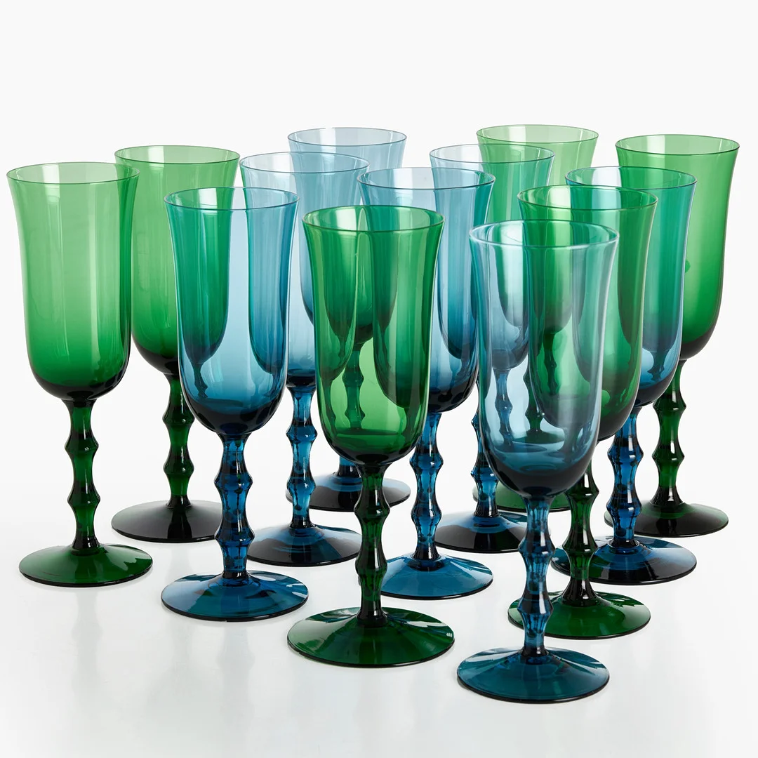 SIMON GATE. Champagneglas "Salut", 13 st, Orrefors. — Utility glass — Crafoord Auktioner Stockholm