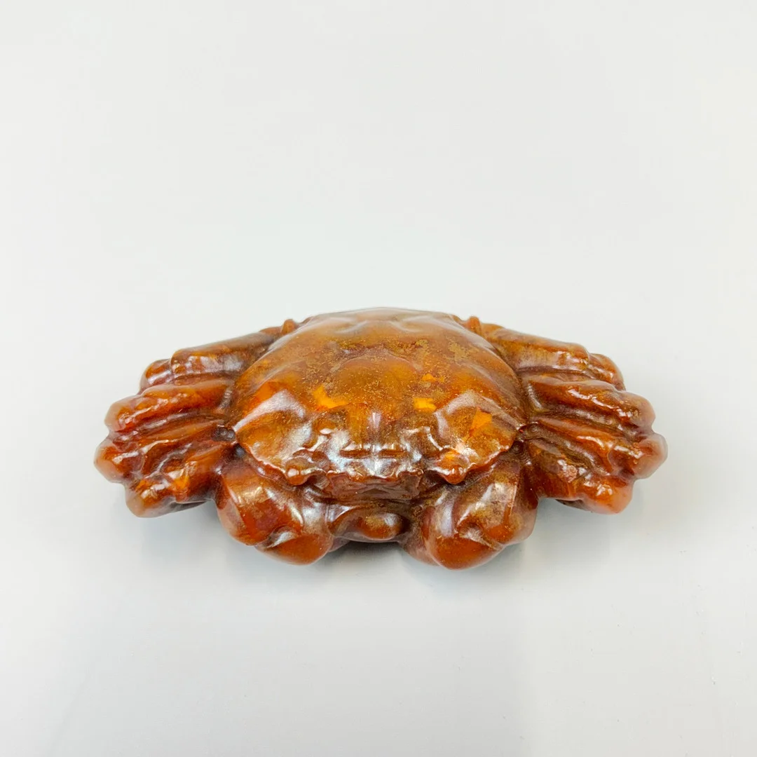CHINESE JADE/HARDSTONE CRAB. — Jade — Chalkwell Auctions