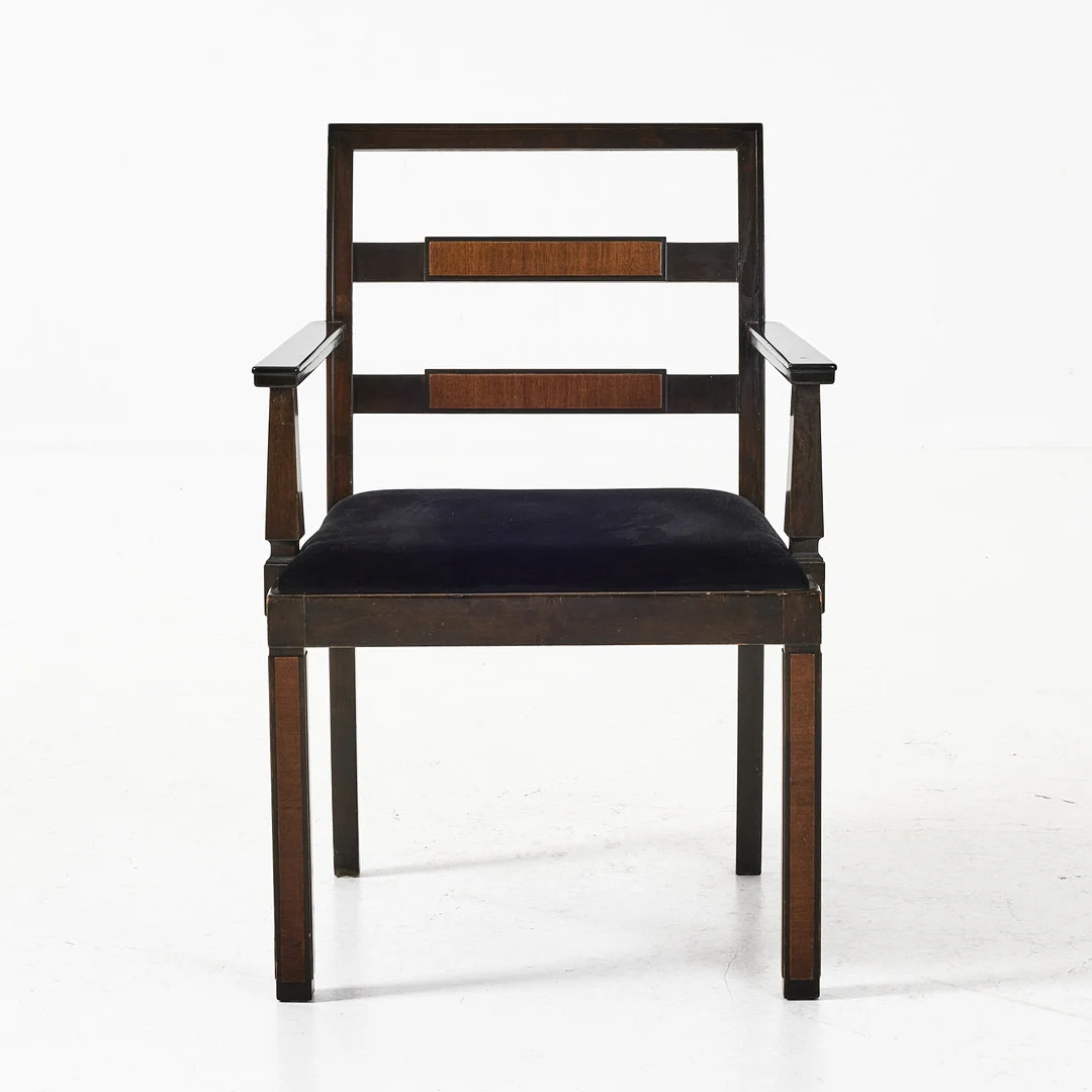 KARMSTOL, Art Deco, Nordiska Kompaniet, "Empire", karmstol, formgiven 1934. — Armchairs & Chairs — Stockholms Auktionsverk Magasin 5