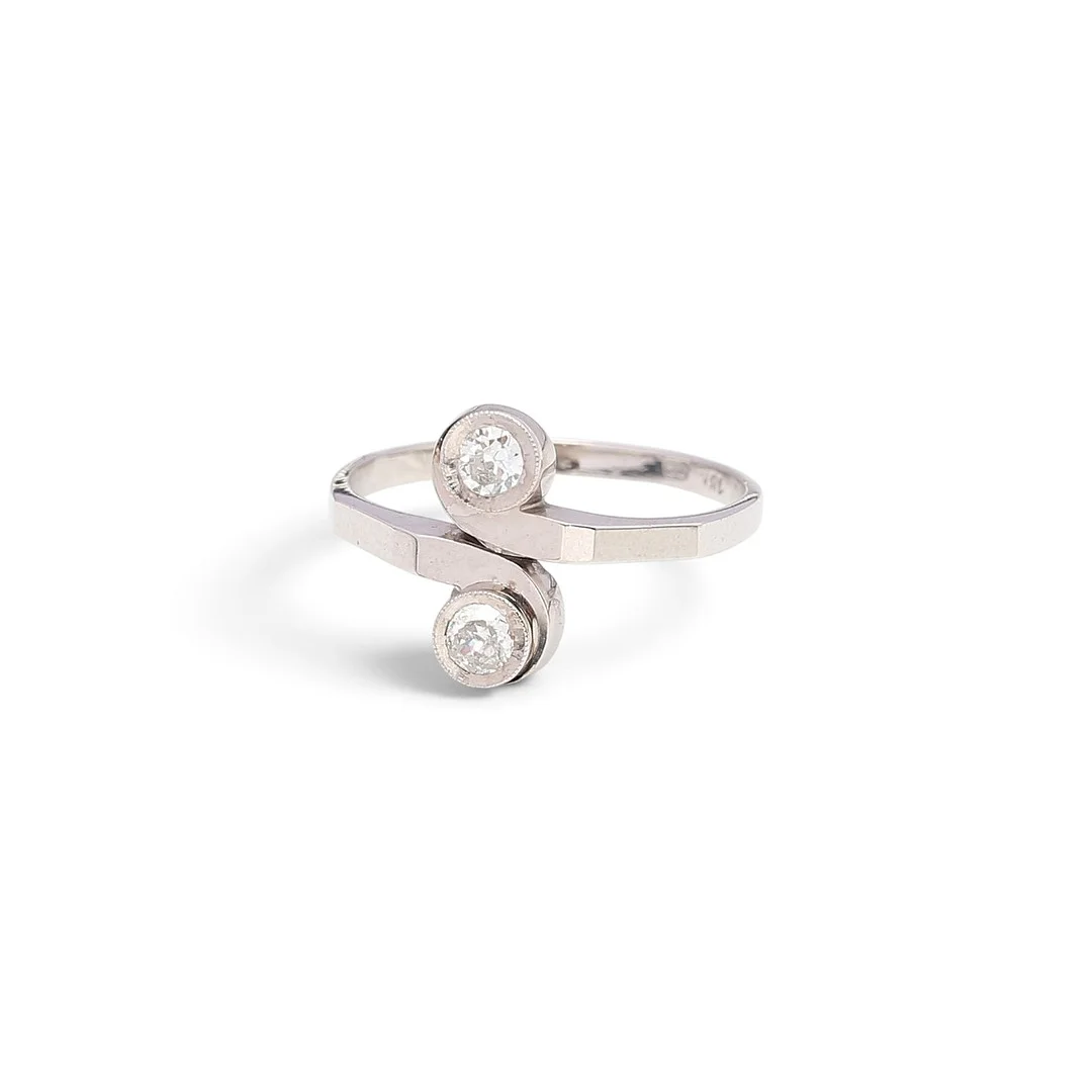 Sortija tú y yo de diamantes. — Rings — Balclis