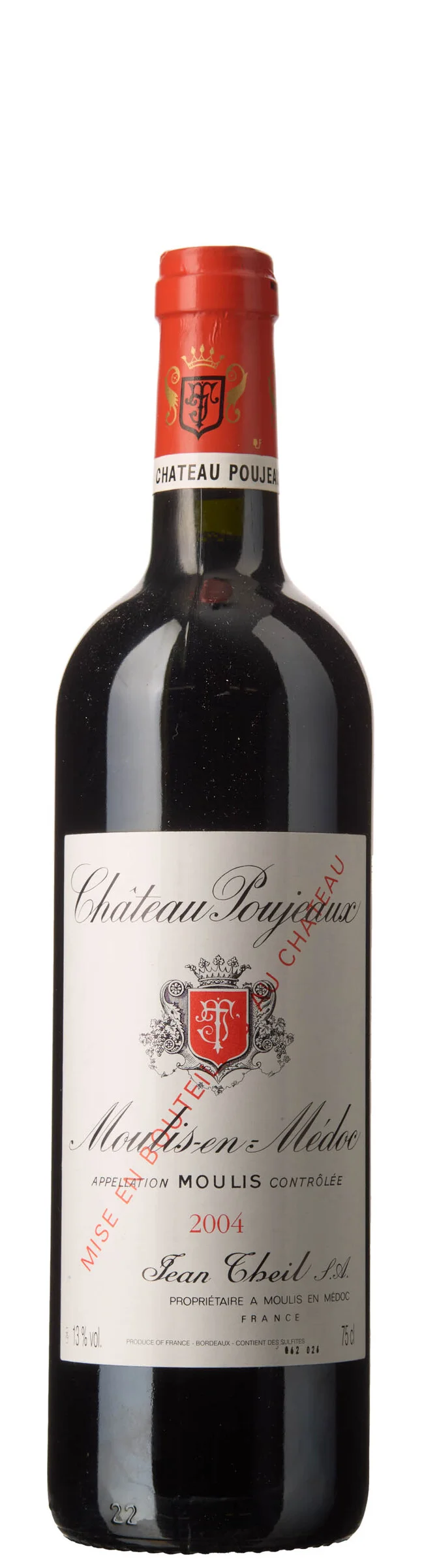 1 x Chateau Poujeaux 2004 — 1 x Chateau Poujeaux 2004 — Vin/Vin — Blomqvist