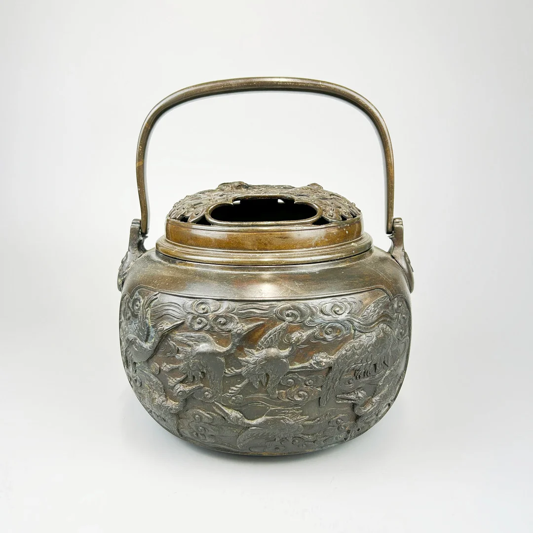 JAPANESE LIDDED CENSER. — Bronzes — Chalkwell Auctions