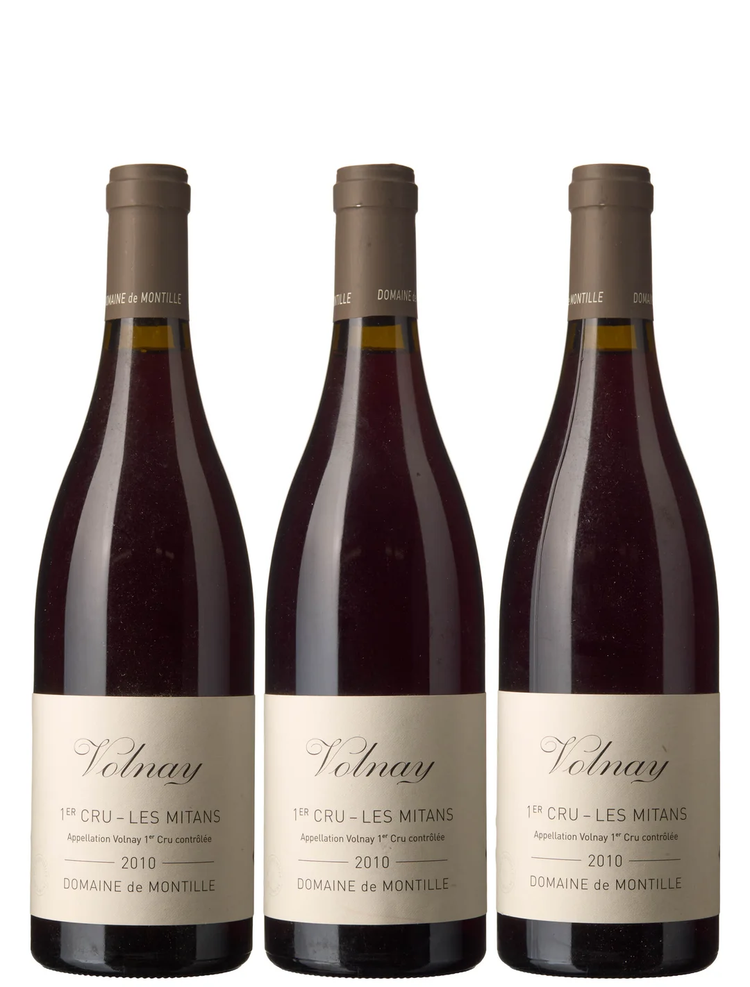 3 x Volnay 1er Cru Les Mitans 2010, De Montille — 3 x Volnay 1er Cru Les Mitans 2010, De Montille — Vin/Vin — Blomqvist