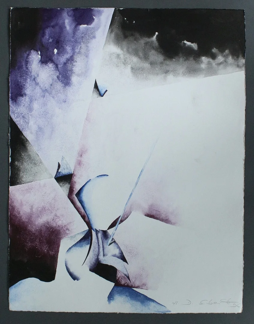 HEINZ DIETER EBERT. Mischtechnik, signiert, 1996, ca. 47 x 65 cm. — Drawings — Stockholms Auktionsverk Düsseldorf/Neuss