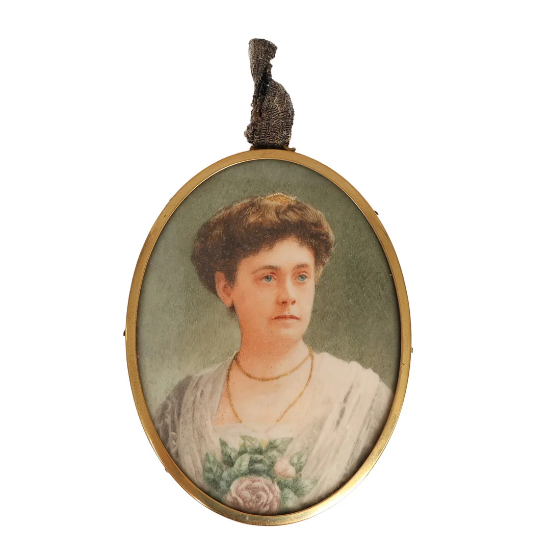BRITISH SCHOOL EARLY 20TH CENTURY, PORTRIAT MINIATURE OF A LADY. — Paintings — Bishop & Miller