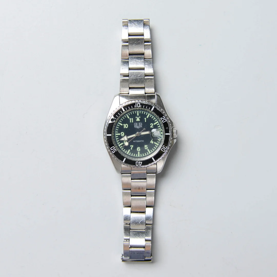 DYKARKLOCKA, "Glashütte", GUB. — Wristwatches — Formstad Auktioner