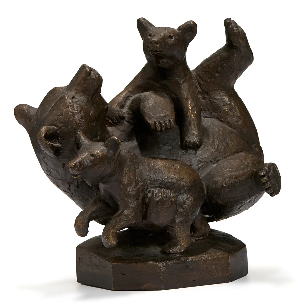 Waksvik, Skule — "Bjørnene" 1980 — Kunst/Skulptur — Blomqvist