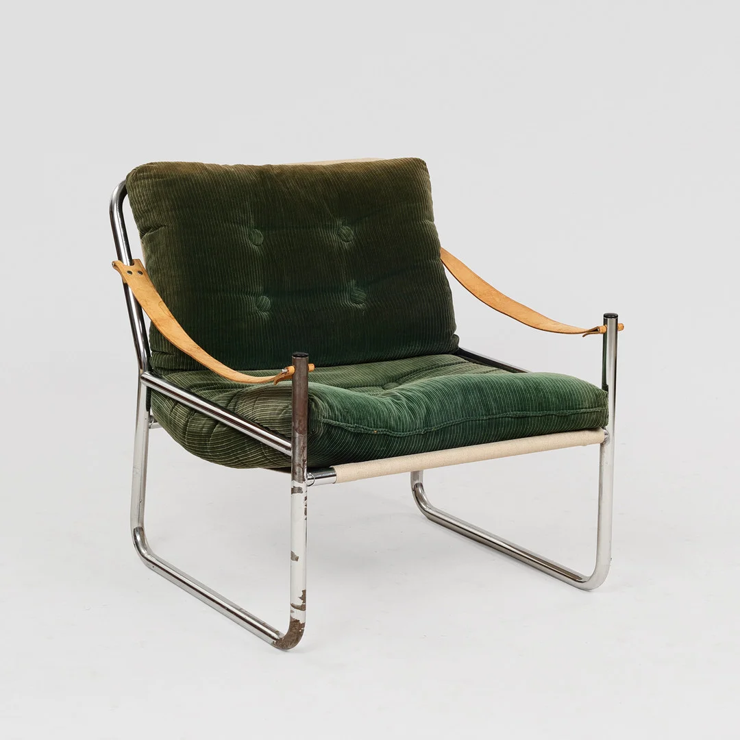 KARIN MOBRING. IKEA. Lænestol model 'Sling', 1970'erne. — Armchairs & Chairs — Palsgaard Kunstauktioner
