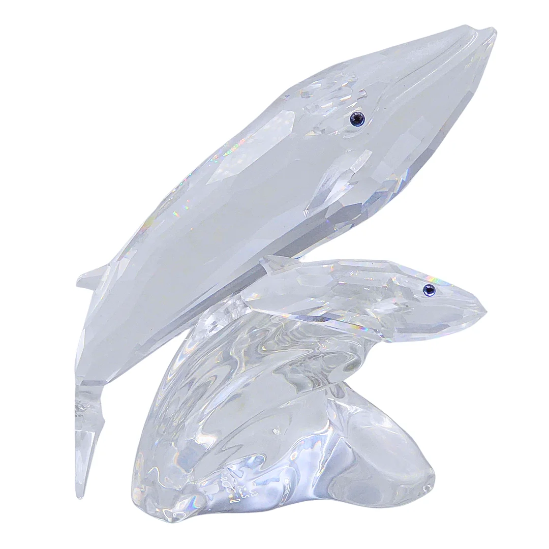 SWAROVSKI 164614 "DIE WALE" AUS DEM JAHR 1992. — Art glass — Auktionshaus Stuber's Hammerschlag