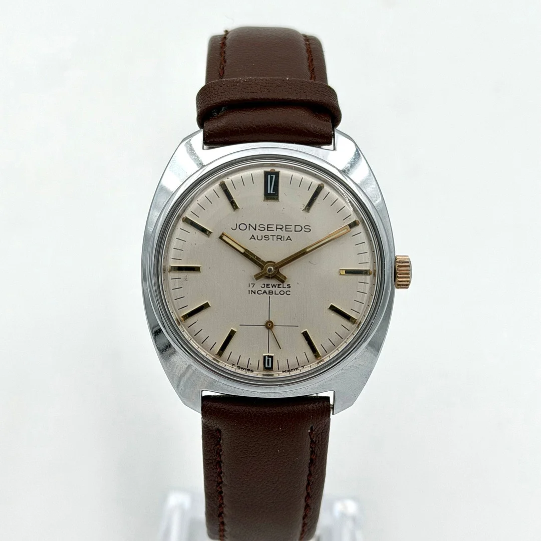 JONSEREDS AUSTRIA, armbandsur, 1960/70-tal, manuell, stål. — Wristwatches — Skandia Auktion