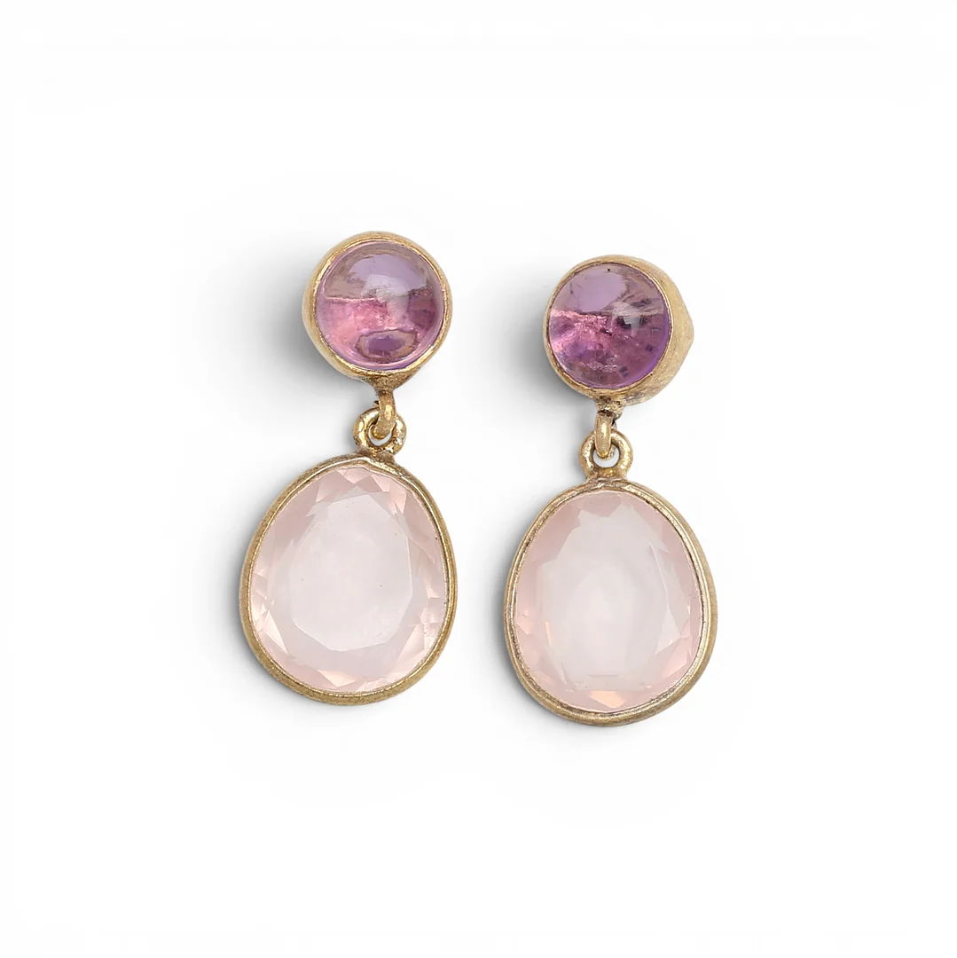 Quartzes earrings. — Earrings — Balclis