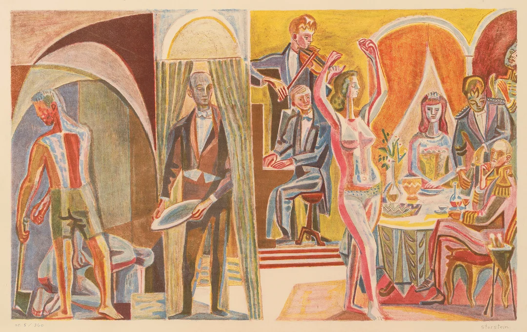 Storstein, Aage — "Salomes dans" 1969 — Kunst/Grafikk — Blomqvist