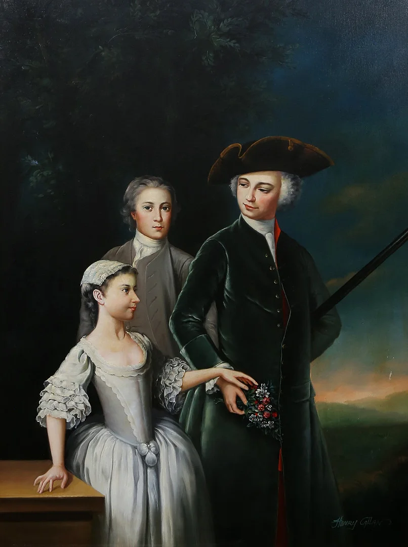 HENRY CALLAN. 18th Century-like scene. — Paintings — Balclis