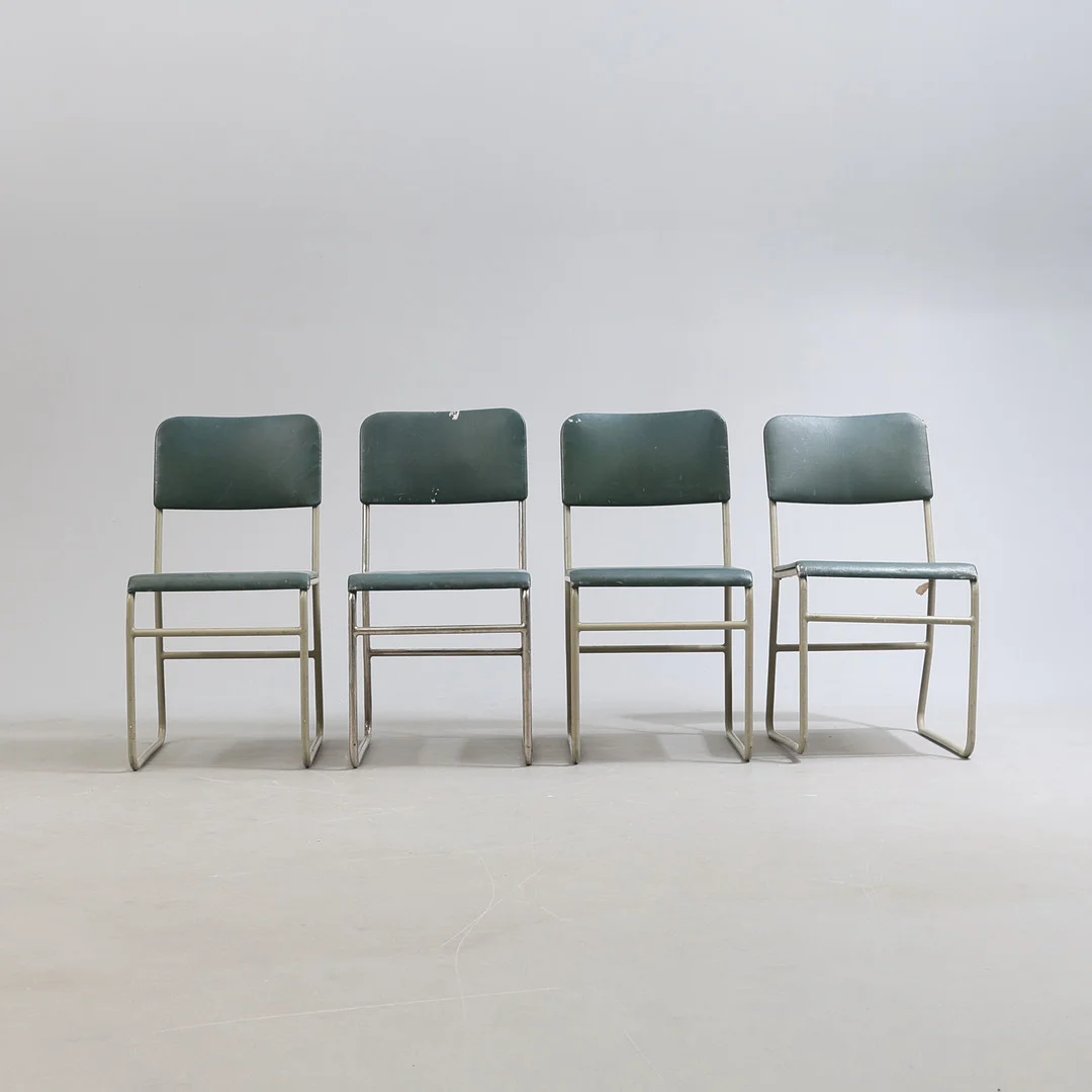 STOLAR, 4 st, A.B. Borenbergs Mek. Verkstad, Motala, 1900-tal. — Armchairs & Chairs — Gomér & Andersson Nyköping