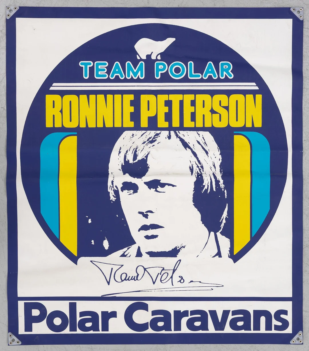 Vepa "Team Polar" Ronnie Peterson, Polar Caravan. — Samlarföremål/Memorabilia — Bukowskis