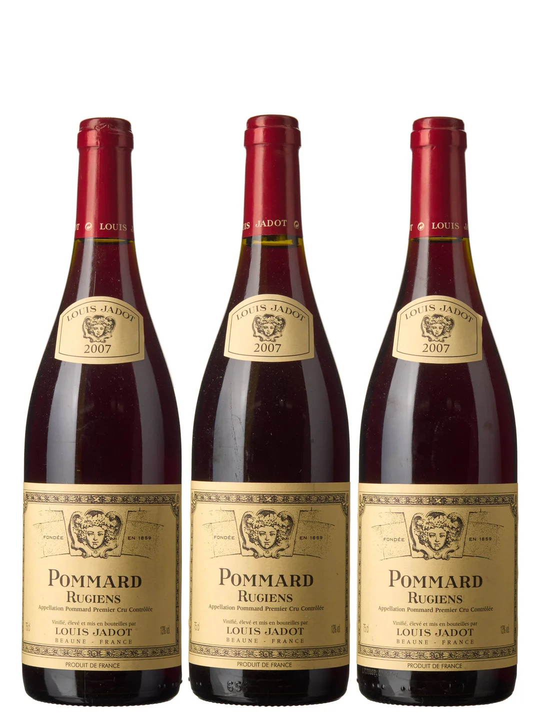 3 x Pommard 1er Cru Rugiens 2007, Louis Jadot — 3 x Pommard 1er Cru Rugiens 2007, Louis Jadot — Vin/Vin — Blomqvist