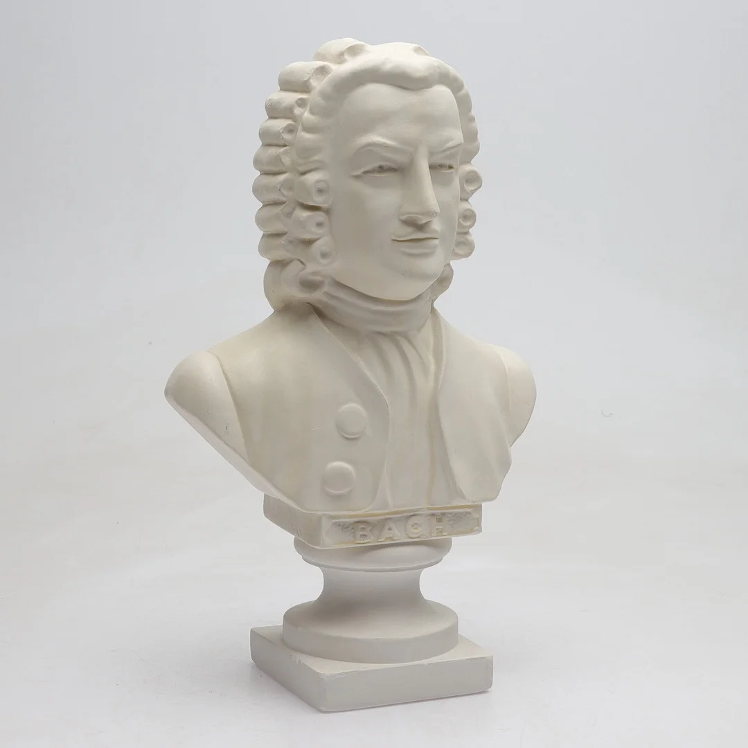 BYST, gips, "Bach", 1900-talets andra hälft. — Miscellaneous — Gomér & Andersson Norrköping