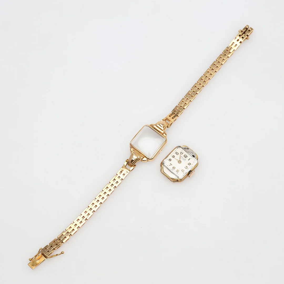 ARMBANDSUR, Savillon 18K, guld, bruttovikt ca 17,5 gram. — Wristwatches — Borås Auktionshall