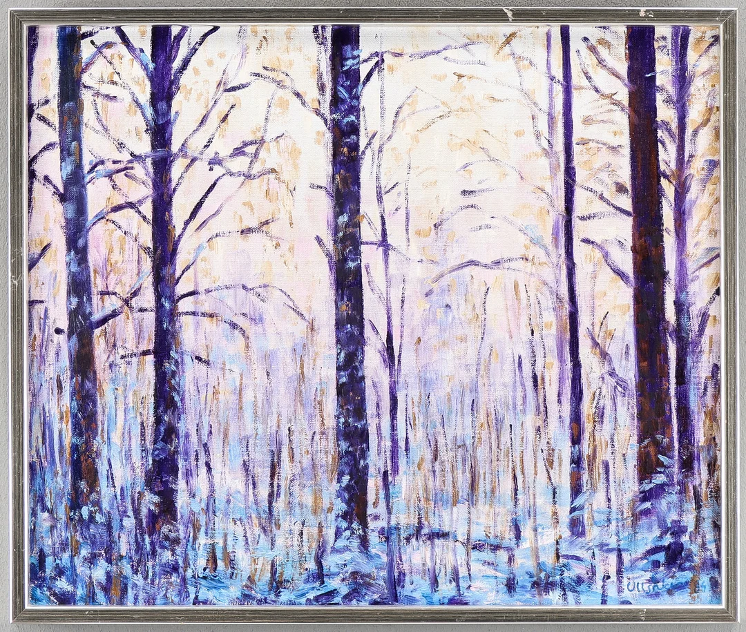 CLAES ULLSÅKER. Olja på duk, signerad 84. — Paintings — Karlstad Hammarö Auktionsverk