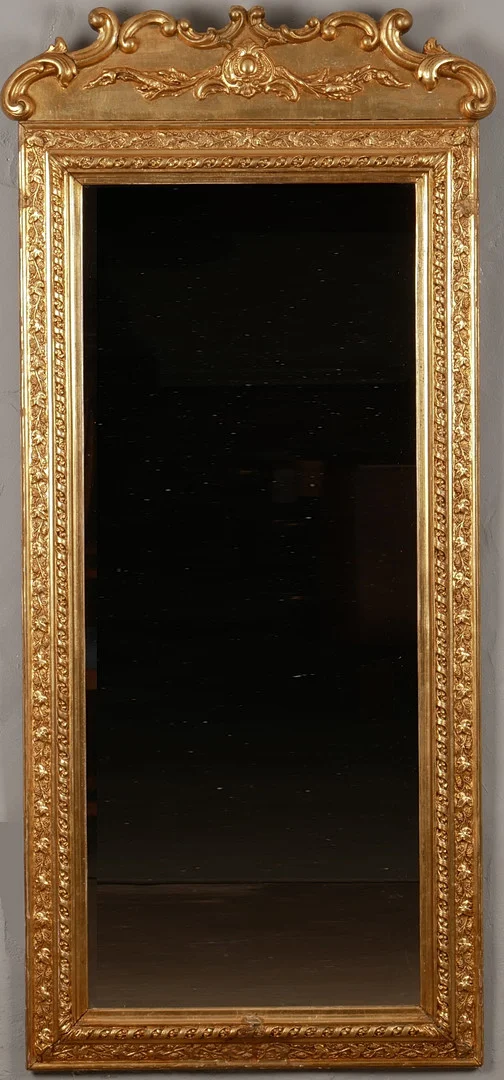 SPEGEL, förgylld, 18/1900-tal. — Mirrors — Auktionsfirma Kenneth Svensson i Kalmar