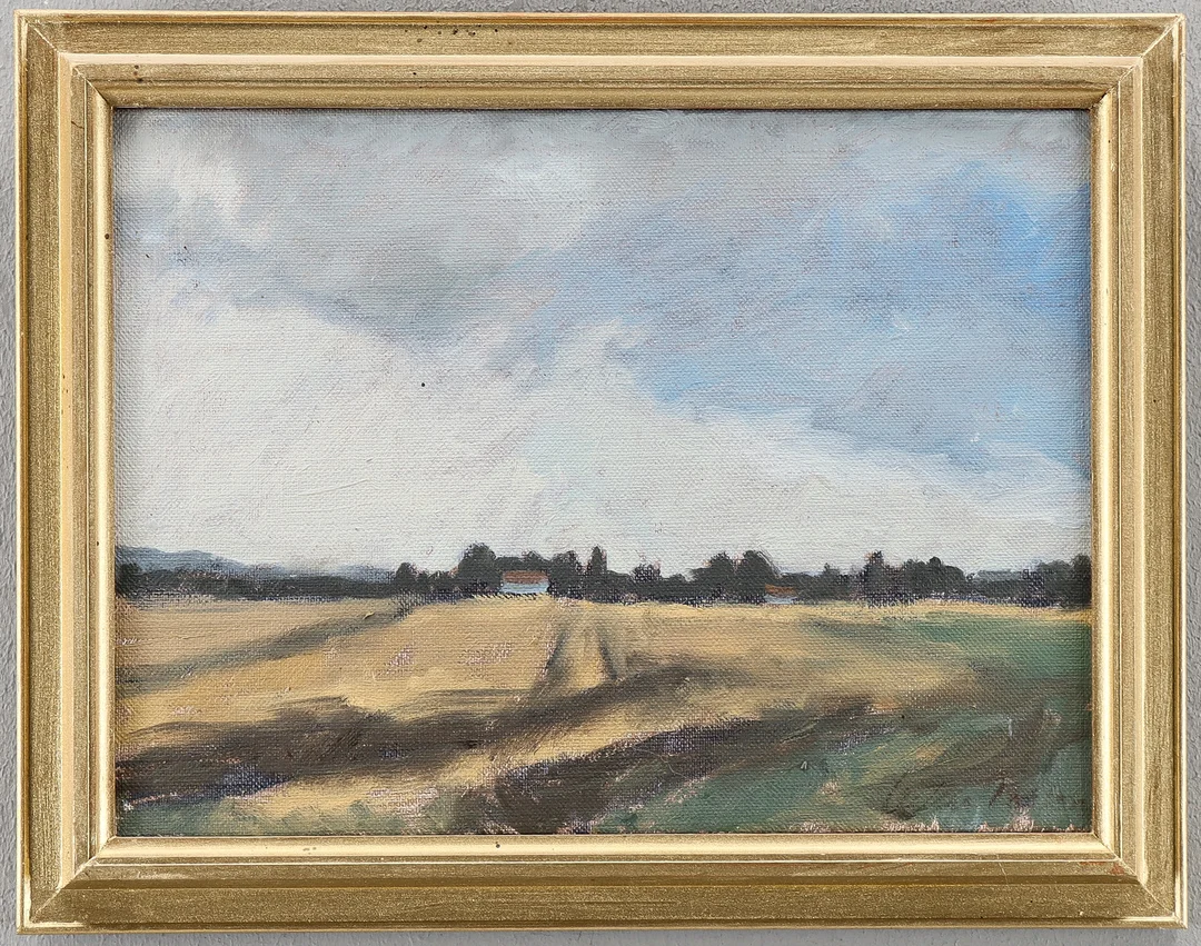 OSKAR PERSSON. "Kväll på Östelen". — Paintings — Karlstad Hammarö Auktionsverk
