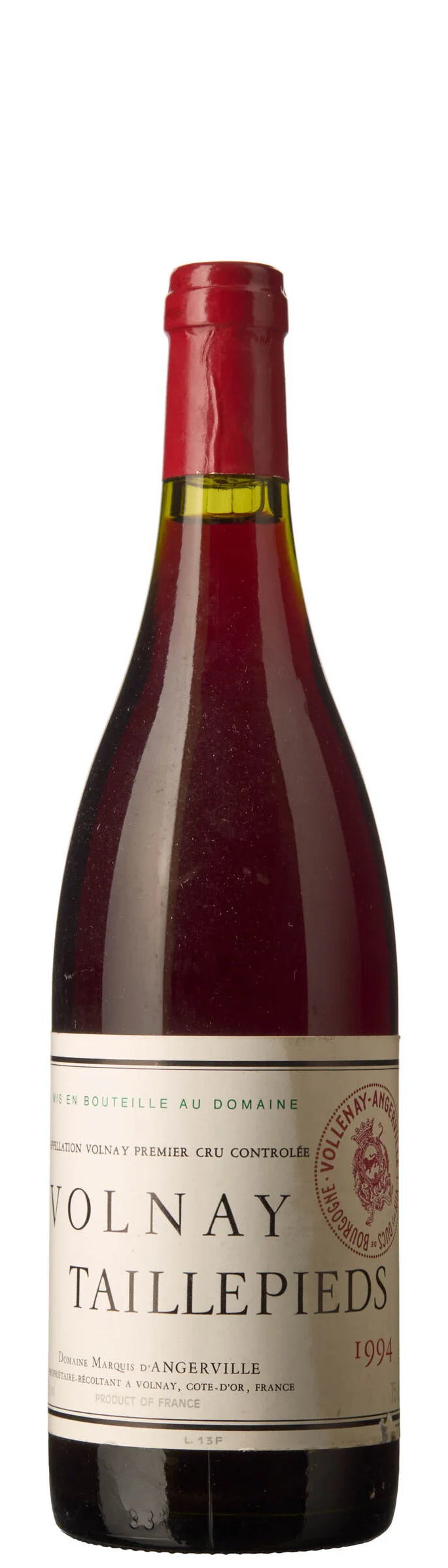 1 x Volnay 1er Cru Taillepieds 1994, Marquis d'Angerville — 1 x Volnay 1er Cru Taillepieds 1994, Marquis d'Angerville — Vin/Vin — Blomqvist