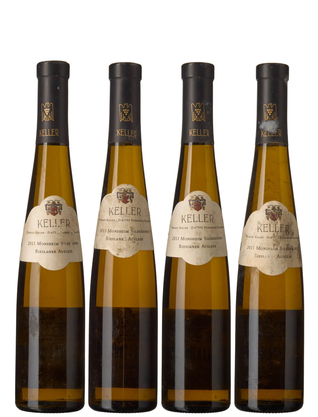 4 x 0,375 l Monsheimer Silberberg Rieslaner Auslese 2011, Keller — 4 x 0,375 l Monsheimer Silberberg Rieslaner Auslese 2011, Keller — Vin/Vin — Blomqvist