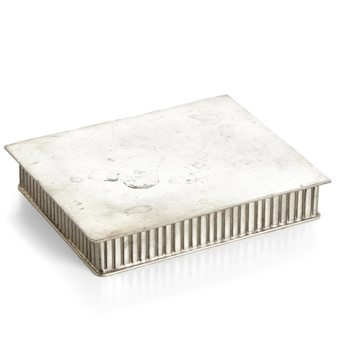 GULDSMEDSAKTIEBOLAGET (GAB). Skrin, tenn, Stockholm, 1962. — Pewter, Brass & Copper — Crafoord Auktioner Stockholm