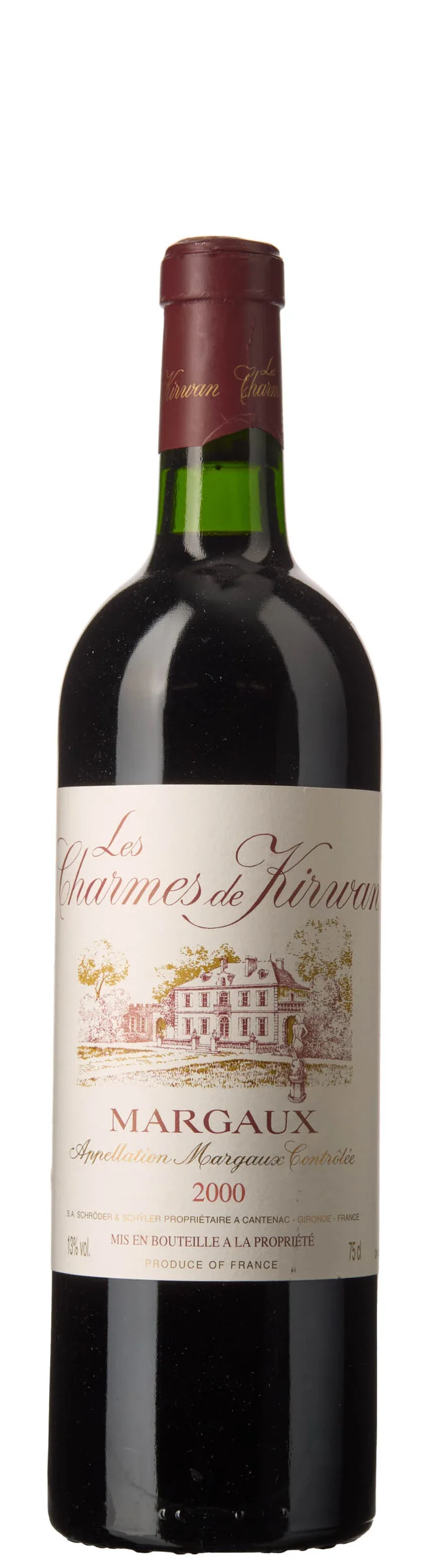 1 x Les Charmes de Kirwan 2000, Chateau Kirwan — 1 x Les Charmes de Kirwan 2000, Chateau Kirwan — Vin/Vin — Blomqvist