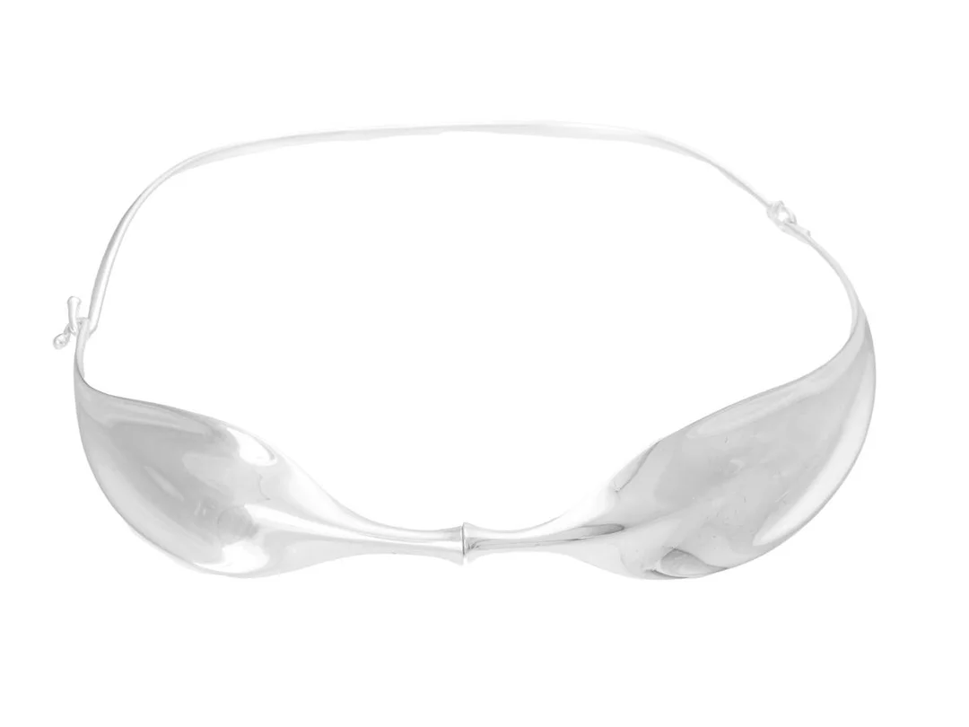 GEORG JENSEN, collier, sterling silver, Torun, nr 242 B, storlek M-L, etui, vikt 69,3 g. — Smycken/Collier — Kaplans