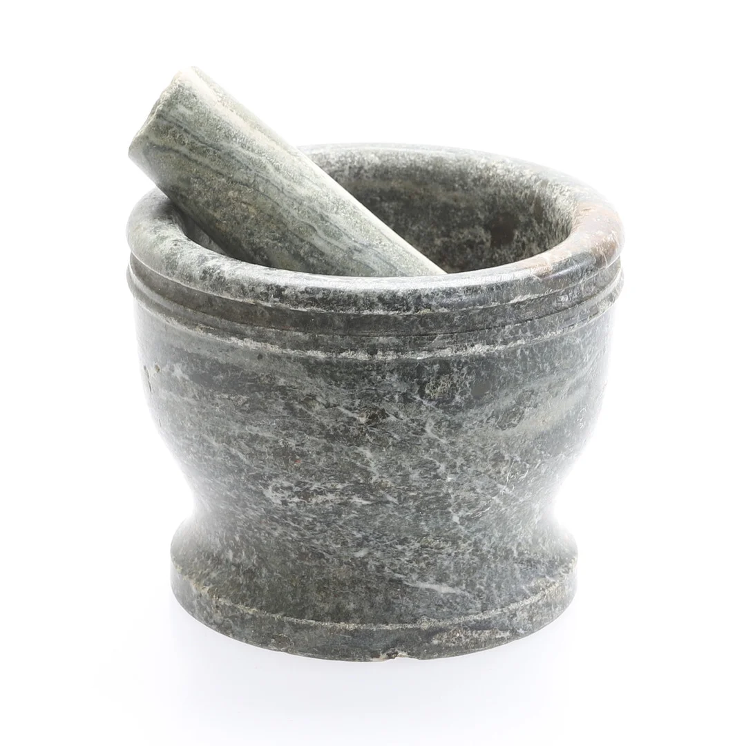 MORTEL med stöt, marmor. — Other collectables — RA Auktionsverket Norrköping