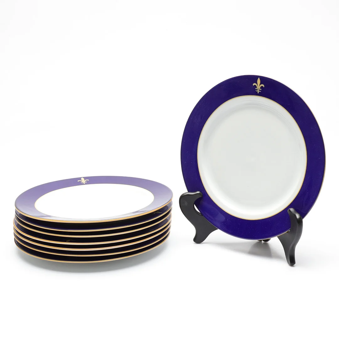 ASSIETTER, 8 st, "Fransk Lilja", Duka. — Tableware — Gomér & Andersson Linköping