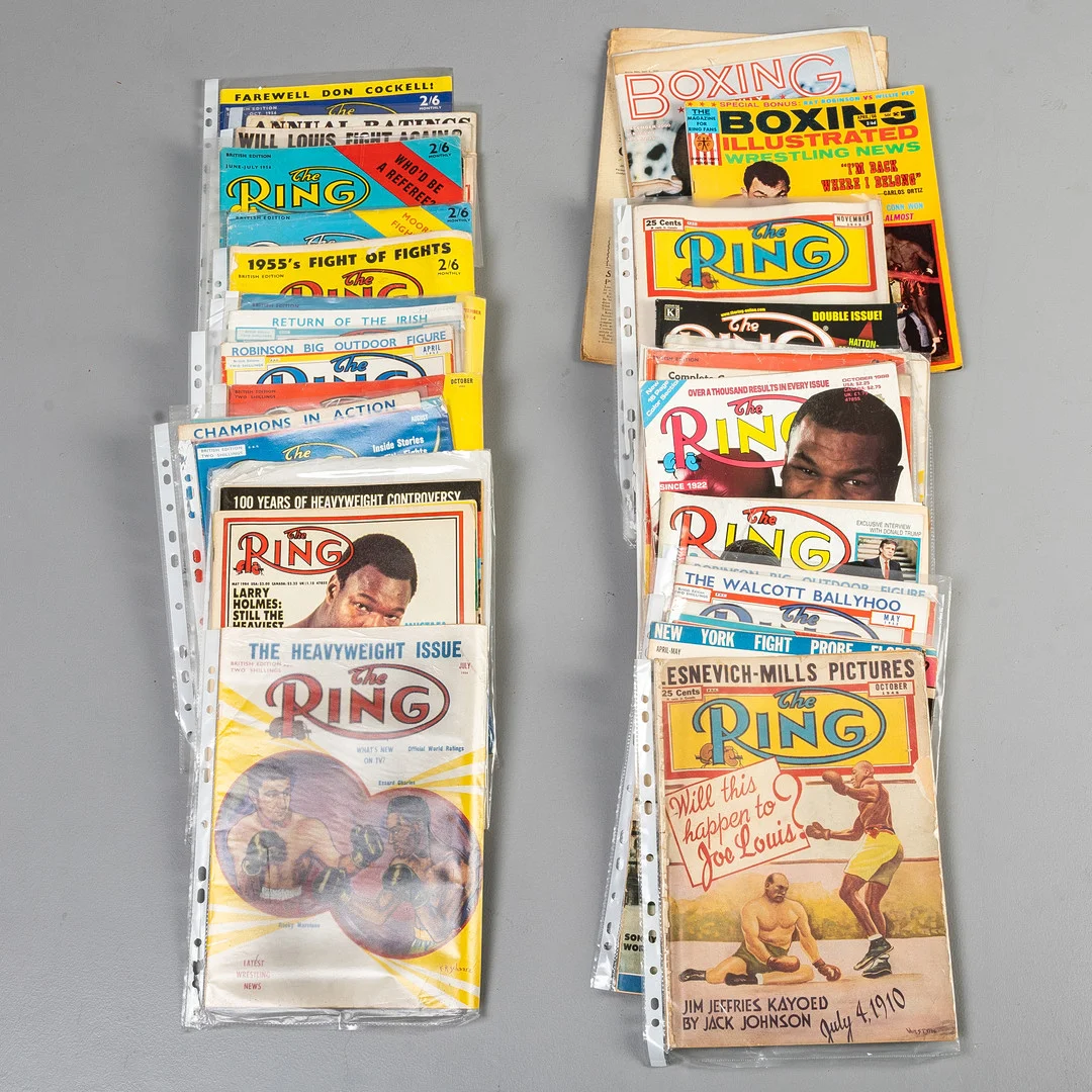 VINTAGE BOXING MAGAZINES. — Sports memorabilia — Griffin’s Auctioneers