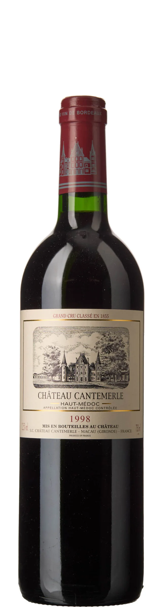 1 x Chateau Cantemerle 1998 — 1 x Chateau Cantemerle 1998 — Vin/Vin — Blomqvist