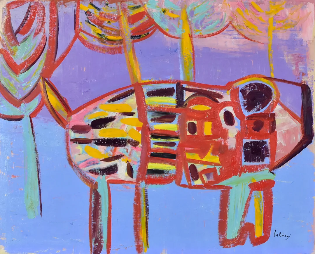 IMRE ANTONYI. Olja på duk. — Paintings — Halmstads Auktionskammare
