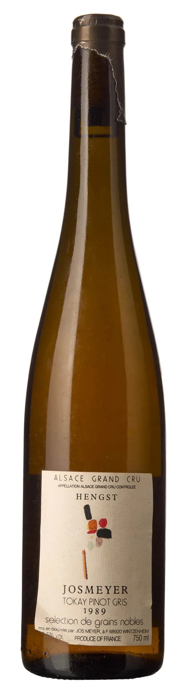 1 x Tokay Pinot Gris Selection de Grains Nobles Hengst Grand Cru 1989, Josmeyer — 1 x Tokay Pinot Gris Selection de Grains Nobles Hengst Grand Cru 1989, Josmeyer — Vin/Vin — Blomqvist