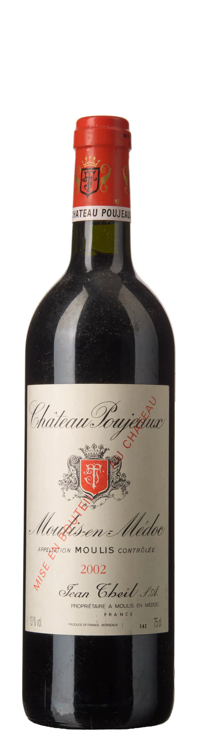 1 x Chateau Poujeaux 2002 — 1 x Chateau Poujeaux 2002 — Vin/Vin — Blomqvist