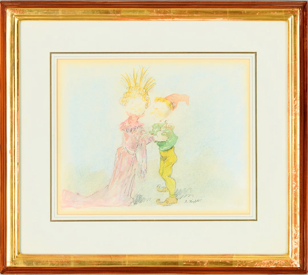 ROBERT HÖGFELDT. Kärlekspar. — Paintings — Uppsala Auktionskammare