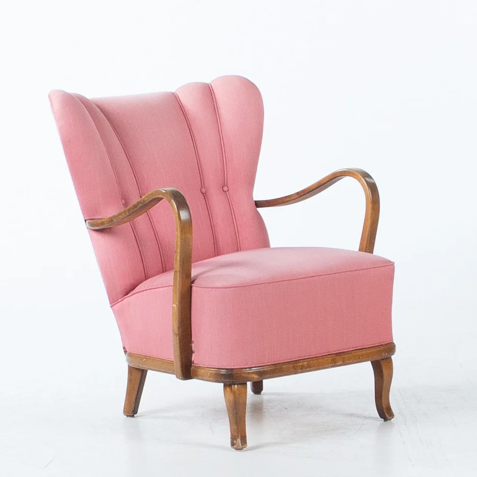 FÅTÖLJ, Swedish Modern. — Armchairs & Chairs — Laholms Auktionskammare