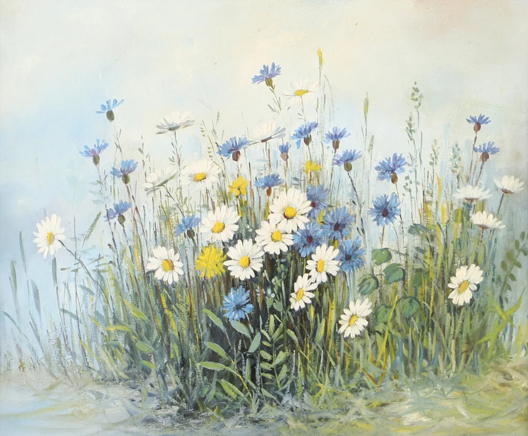 LISA SOLLANDER-BLOMQVIST. TILLSKRIVEN. Blomsterstilleben, olja på duk, osignerad. — Paintings — Helsingborgs Auktionskammare
