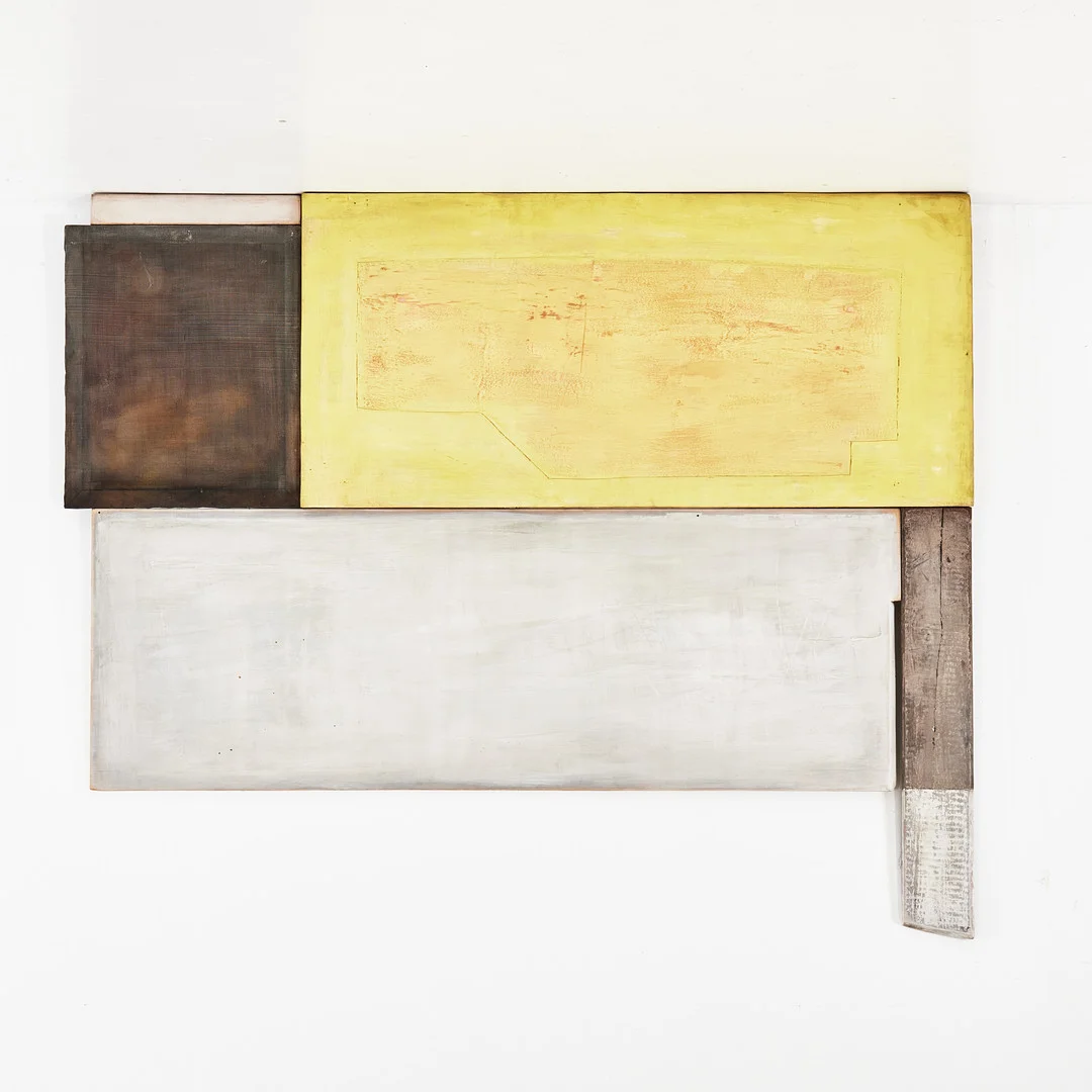 SILVIO CATTANI (F.1947). Abstrakt komposition, olja på monterade pannåer, signerad a tergo, daterad 1989. — Paintings — Stockholms Auktionsverk Magasin 5