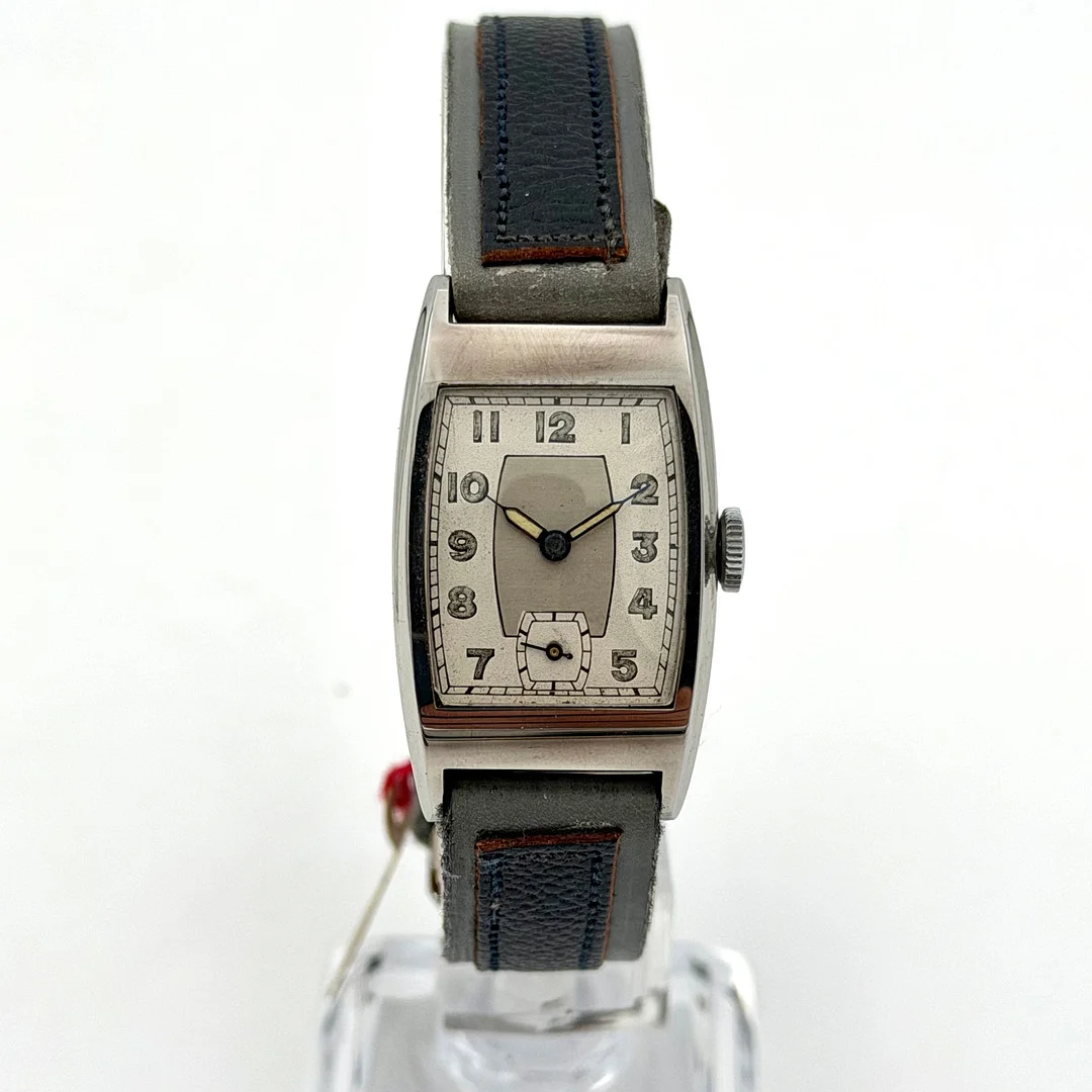 ARMBANDSUR, art deco, 1930/40-tal, manuell, stål. — Wristwatches — Skandia Auktion