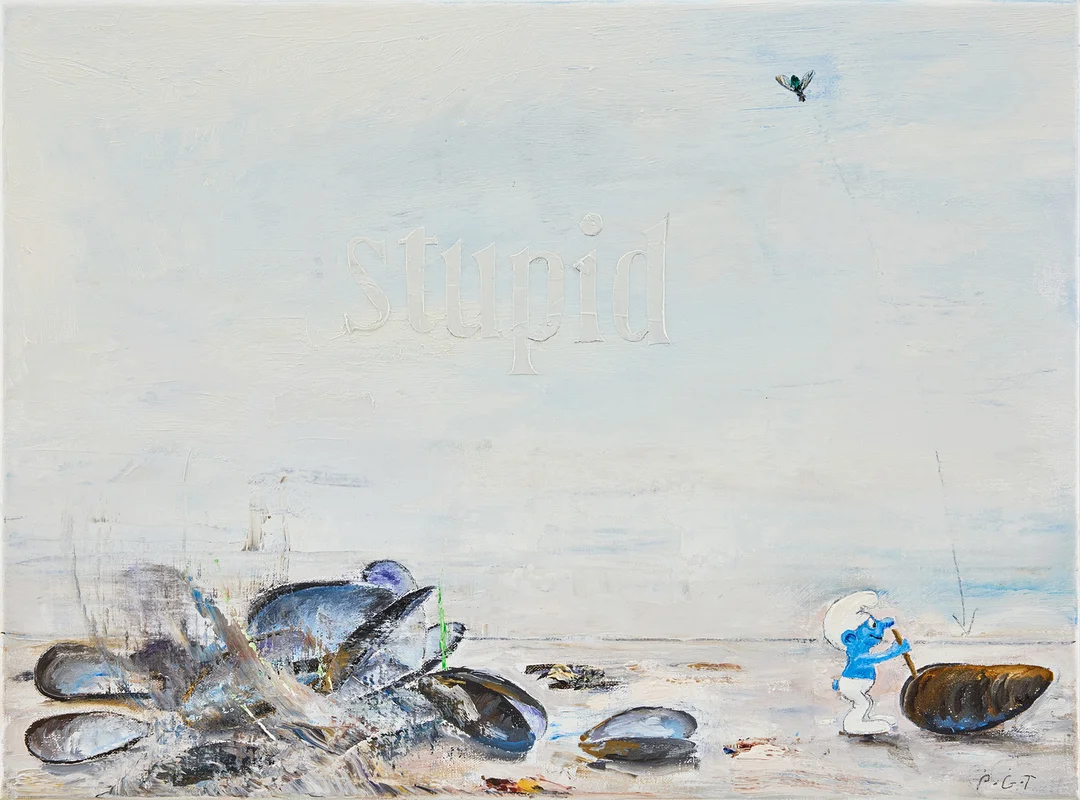 PG THELANDER. "Stupid-smurf". — Paintings — Stockholms Auktionsverk Fine Art
