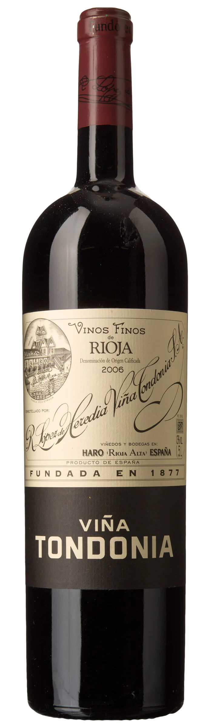 1 x MAG Rioja Reserva Vina Tondonia 2006, Lopez de Heredia — 1 x MAG Rioja Reserva Vina Tondonia 2006, Lopez de Heredia — Vin/Vin — Blomqvist