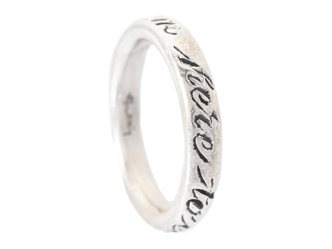 EFVA ATTLING, ring, sterlingsilver, "From here to eternity", stl 19,25 mm, vikt 7,4 g, bruksslitage. — Smycken/Ring — Kaplans