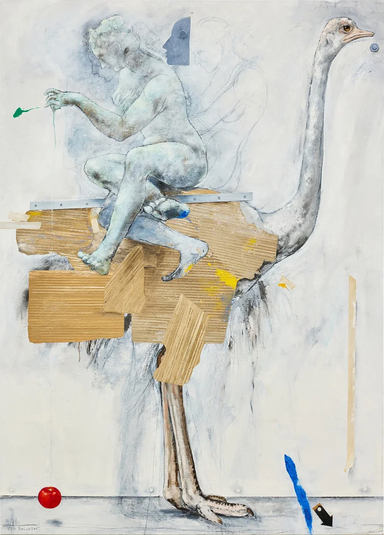 PG THELANDER. "I väntan på istiden VI". — Paintings — Stockholms Auktionsverk Fine Art