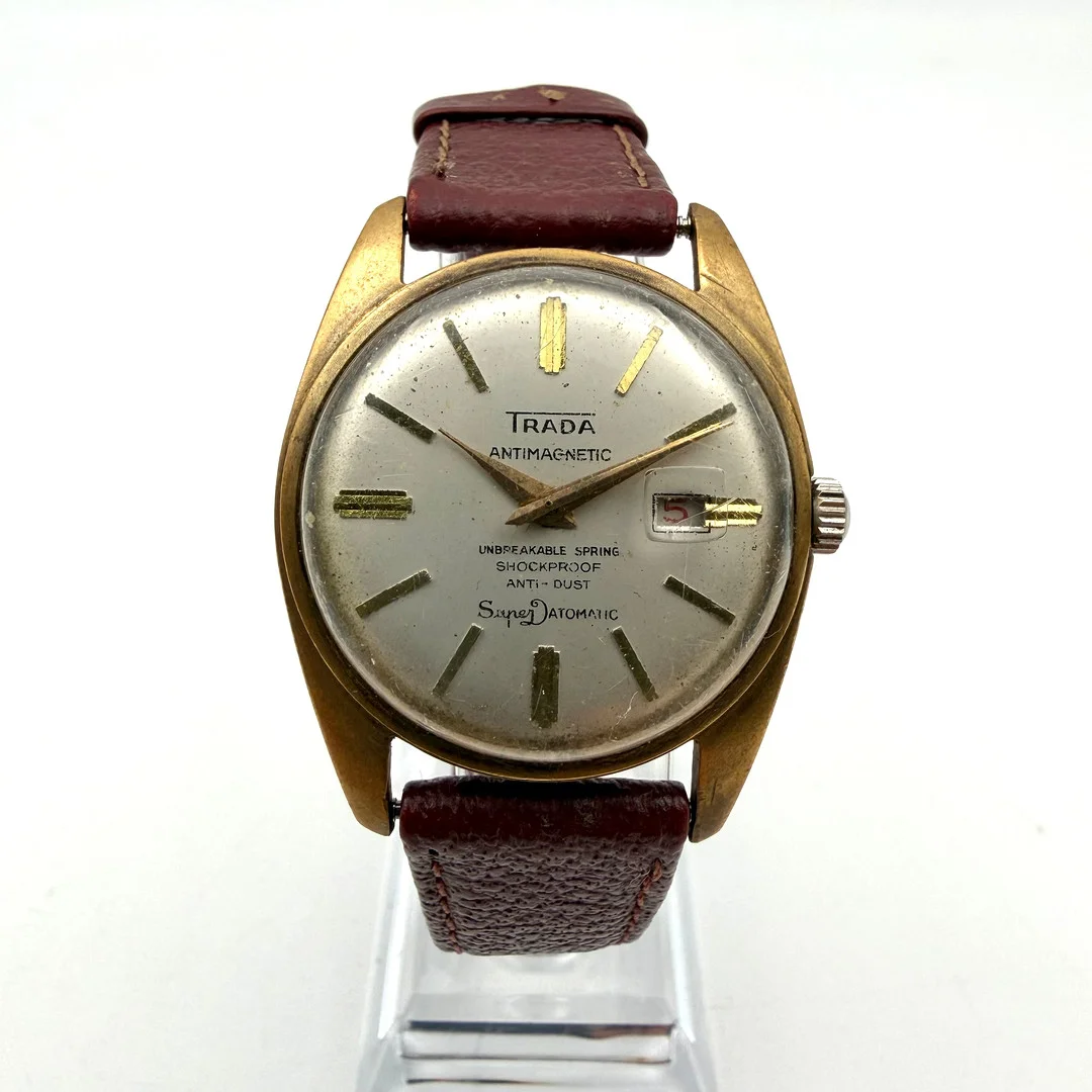 TRADA, armbandsur, 1950/60-tal, manuell, gulddoublé. — Wristwatches — Skandia Auktion