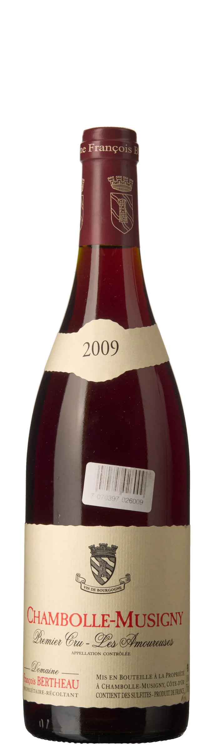 1 x Chambolle-Musigny 1er Cru Les Amoureuses 2009, Francois Bertheau — 1 x Chambolle-Musigny 1er Cru Les Amoureuses 2009, Francois Bertheau — Vin/Vin — Blomqvist