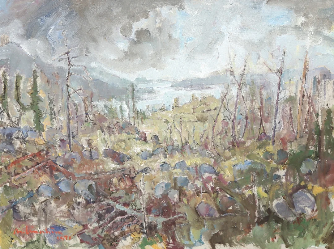 MARTIN LINDSTRÖM. olja på duk, signerad. — Paintings — Gomér & Andersson Linköping
