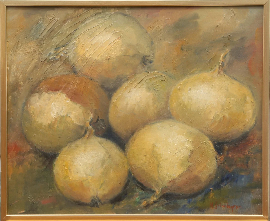 OLJA, på duk, signerad Landegren. — Paintings — Kalmar Auktionsverk